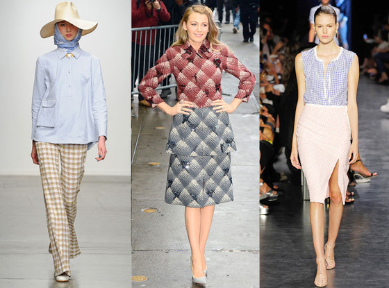 Plaid Trend, Blake Lively Plaid Trend, Blake Lively